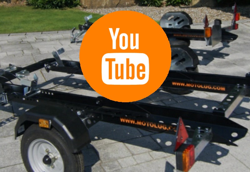 Filmpje op YouTube van de MotoLug motor trailer